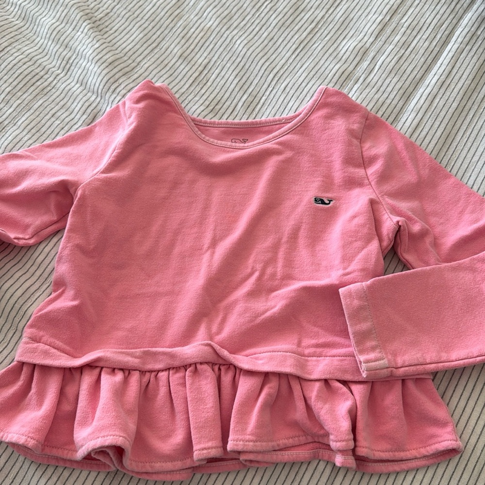 Vineyard Vines pink girls top